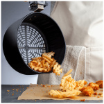 RESIGILAT - Kumtel FastFryer HAF-01 XL Friteuza cu aer cald, Putere 1500 W, Capacitate 5.5L, Timer pana la 60 de minute, temperatură reglabilă până la 200 °C, Negru (copiază) - imagine 2