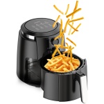 RESIGILAT - Kumtel FastFryer HAF-01 XL Friteuza cu aer cald, Putere 1500 W, Capacitate 5.5L, Timer pana la 60 de minute, temperatură reglabilă până la 200 °C, Negru (copiază) - imagine 11