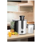 Storcator de fructe Kumtel HJ-02, 400 W, 500 ml, 2000 rpm, lame din inox, alb - imagine 2