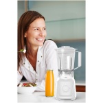 Blender Kumtel HTB-02, 600 W, 1,5 l, 2 trepte de viteza, functie Pulse, recipient masurare 50 ml, alb - imagine 4