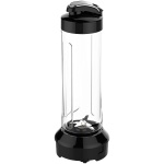 Blender Kumtel HTB-03, 800 W, cana 1,5 l, pahar 0,6 l, 2 trepte de viteza, functie Pulse, recpient masurare 50 ml, alb - imagine 3