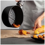 RESIGILAT - Kumtel FastFryer HAF-01 XL Friteuza cu aer cald, Putere 1500 W, Capacitate 5.5L, Timer pana la 60 de minute, temperatură reglabilă până la 200 °C, Negru (copiază) - imagine 4