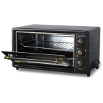 RESIGILAT - Cuptor electric Kumtel LX-3525RN Rustic, 40 litri, 1800 W, Convectie, Iluminare interioara, Timer, Negru - imagine 5