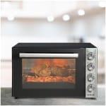 LX-9645FA Cuptor electric Kumtel Pizza & Rotisor XXL, 70 litri, 2500 W, Rotisor, Convectie, 7 moduri de gatit, geam dublu, negru/inox - imagine 5