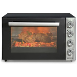 LX-9645FA Cuptor electric Kumtel Pizza & Rotisor XXL, 70 litri, 2500 W, Rotisor, Convectie, 7 moduri de gatit, geam dublu, negru/inox - imagine 2