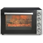 LX-9645FA Cuptor electric Kumtel Pizza & Rotisor XXL, 70 litri, 2500 W, Rotisor, Convectie, 7 moduri de gatit, geam dublu, negru/inox - imagine 7