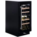 Vitrina de vin Dunavox DAUF-32.78DB, Gama Flow, Culoare Sticla neagra, Nr.zone temperatura 2, Inaltime 82.5 cm, Nr. Sticle 32, Maner Da, WiFi Nu - imagine 3