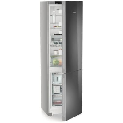 Combina Independenta Liebherr CNgbc 5723, Clasa Valorica Plus, Culoare Sticla Neagra, Clasa de eficienta energetica C, Înălțime 201.5 cm, Volum total 371 l, Nr. Sertare in congelator 3, Emisii de zgomot acustic 35 dB, Greutate  89.9 kg