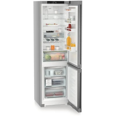 Combina Independenta Liebherr CNsda 5723, Clasa Valorica Plus, Culoare stainless steel door with SmartSteel, Clasa de eficienta energetica A, Înălțime 201.5 cm, Volum total 371 l, Nr. Sertare in congelator 3, Emisii de zgomot acustic 34 dB, Greutate  90.3 kg