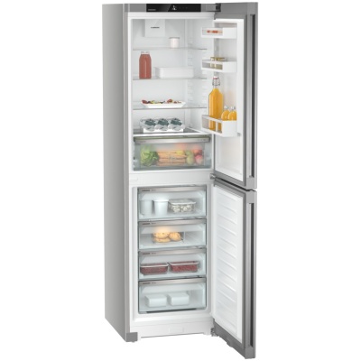 Combina Independenta Liebherr CNsfd 5704, Clasa Valorica Pure, Culoare SteelFinish, Clasa de eficienta energetica D, Înălțime 201.5 cm, Volum total 359 l, Nr. Sertare in congelator 4, Emisii de zgomot acustic 35 dB, Greutate  74.6 kg