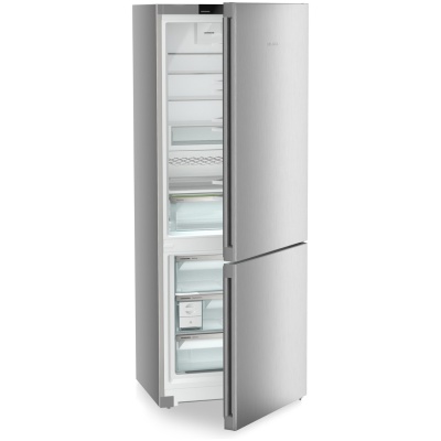 Combina Independenta Liebherr CNsfd 7723 NoFrost, Clasa Valorica Plus, Culoare SteelFinish, Clasa de eficienta energetica D, Înălțime 201.5 cm, Volum total 485 l, Nr. Sertare in congelator 3, Emisii de zgomot acustic 35 dB, Greutate  96 kg