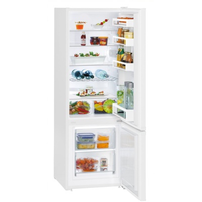 Combina Independenta Liebherr CUe281-26, Clasa Valorica Comfort, Clasa de eficienta energetica E, Înălțime 161.2 cm, Volum total 265 l, Nr. Sertare in congelator 2, Emisii de zgomot acustic 38 dB, Greutate 57.6 kg