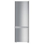 Combina Independenta Liebherr CUele281-26, Clasa Valorica Comfort, Culoare Inox, Clasa de eficienta energetica E, Înălțime 161.2 cm, Volum total 265 l, Nr. Sertare in congelator 2, Emisii de zgomot acustic 38 dB, Greutate  53.4 kg - imagine 5