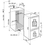 Combina frigorifica incorporabila Liebherr ICBbi 5122 Plus, BioFresh si SmartFrost, 56 cm, 255 l, DuoCooling, SmartDeviceBox, VarioSpace, UltraSilent, Clasa B kg - imagine 2