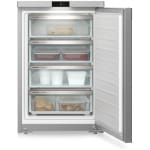 Congelator Independent TableTop  Liebherr Fsve 1404, Clasa Valorica Comfort, Culoare steel, Clasa de eficienta energetica E, Înălțime 85 cm, Volum total 107 l, Nr. Sertare in congelator 4, Emisii de zgomot acustic 37 dB, Greutate  35.6 kg - imagine 2