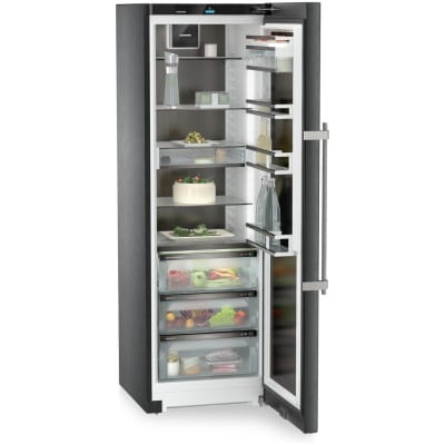 Frigider Independent  Liebherr SRBbsc 529i, Clasa Valorica Comfort, Culoare BlackSteel, Clasa de eficienta energetica C, Înălțime 185.5 cm, Volum total 386 l, Emisii de zgomot acustic 34 dB, Greutate  82.2 kg