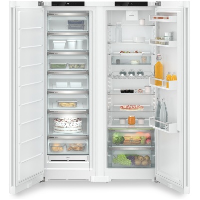 Side by side Liebherr XRF 5220 Plus, NoFrost, EasyFresh, 677 l, H 185.5 cm, Clasa E, Alb