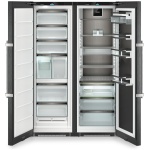 Side-by-Side Independent  Liebherr XRFbs 5295, Clasa Valorica Peak, Culoare BlackSteel, Clasa de eficienta energetica , Înălțime  , Volum total , Nr. Sertare in congelator 7, Emisii de zgomot acustic , Greutate  163.5 kg - imagine 3