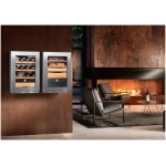 Humidor  Liebherr ZKes 453, Clasa Valorica Humidor, Culoare Glazed door with stainless steel frame, Înălțime 61.2 cm, Volum total , Greutate  30 kg - imagine 3