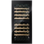 Vitrina de vin Dunavox DVS-70.185DB, Gama Spirit, Culoare Sticla neagra, Nr.zone temperatura 2, Inaltime 123.3 cm, Nr. Sticle 70, Maner Da, WiFi Nu - imagine 2