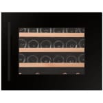 Vitrina de vin Dunavox DXJ-24.51B, Gama Joy, Culoare Sticla neagra, Nr.zone temperatura 1, Inaltime 45.3 cm, Nr. Sticle 24, Maner Da, WiFi Nu - imagine 2