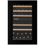 Vitrina de vin Dunavox DXJ-42.100DB, Gama Joy, Culoare Sticla neagra, Nr.zone temperatura 2, Inaltime 88.5 cm, Nr. Sticle 42, Maner Da, WiFi Nu - imagine 2