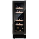Vitrina de vin Dunavox DAUF-17.58DB, Gama Flow, Culoare Sticla neagra, Nr.zone temperatura 2, Inaltime 81.5 cm, Nr. Sticle 17, Maner Da - imagine 2