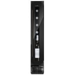 Vitrina de vin Dunavox DAUF-9.22B, Gama Flow, Culoare Sticla neagra, Nr.zone temperatura 1, Inaltime 82 cm, Nr. Sticle 9, Maner Da, WiFi Nu - imagine 2