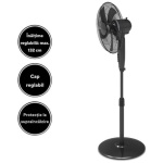 Ventilator cu picior Kumtel KTF-330.K, 3 viteze, diametru 43 cm, Mod Silentios, negru - imagine 2