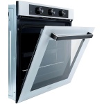 Cuptor electric incorporabil Luxell A68-SF3AA0AMT, 77 litri, 8 functii, Convectie, Timer, Alb - imagine 3