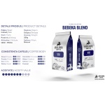 Cafea boabe Addis Ababa Coffee BEBEKA Blend, origine Etiopia, prajire intensa, intensitate puternica, 250g - imagine 4