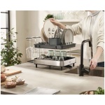 Slim™ Compact Matt Black Soap Pump