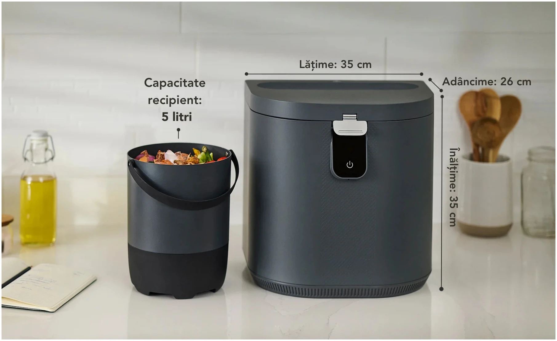 Dispozitiv compostare FoodCycler Eco 3, 3.5L