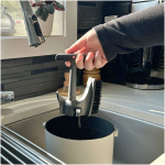 Recipient interior si perie curatare FoodCycler BKB-100, compatibil Eco 5, gri - imagine 2